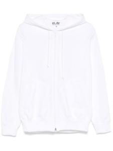 Comme Des Garçons Play худи с нашивкой, белый