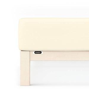 Простынь на подгонке schlafgut Jersey, 90x22x200 см цвет yellow light