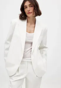 Пиджак с перекрывающимися элементами Na-Kd, White