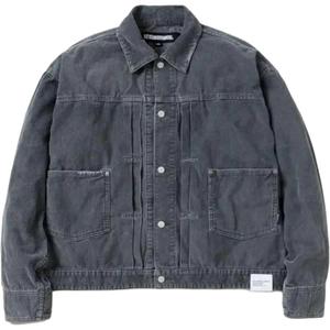 Плиссированная куртка из вельвета NEIGHBORHOOD, серый