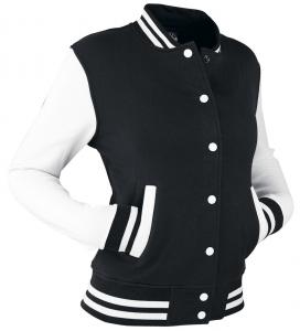 Куртка колледжа Urban Classics 2-Tone College, черно-белый