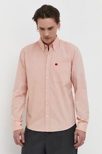 Хлопчатобумажная рубашка Hugo, оранжевый