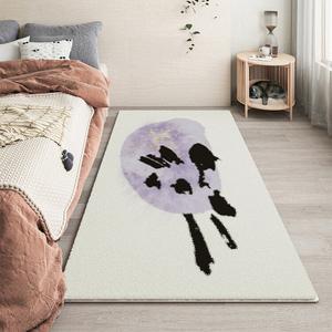 Budis Ковер 120х200 см для спальни/кабинета, из плотного искусственного меха, в современном минималистском стиле, модель Jianshi-14