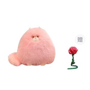 Очаровательные куклы-котята плюшевые куклы высота 30см/40см XUANBEIBEI, Pink Adorable Kitten+Free Random Color Rose