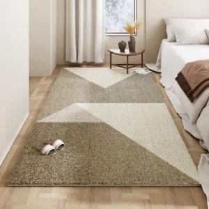 AOVOC Ковер 120х160 см из искусственной овчины для спальни/гостиной в стиле ваби-саби, Zhen-Bedside Rug-Thick Version-03