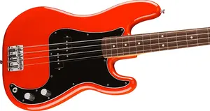 Бас-гитара Fender Player II Precision с грифом из палисандра, цвет Coral Red