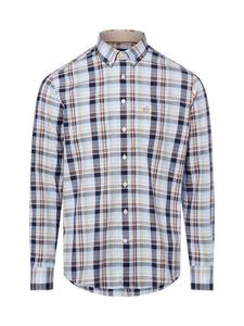 Bugatti Рубашка на пуговицах Regular fit в цвете Navy, Light Blue