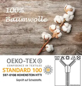 Комплект постельного белья Mako Satin Reversible, 3 предмета, 240 x 220 см, узор "Uptown", синий, красный, серый, изумрудный, линии, полосы, цвет: синий Kaeppel