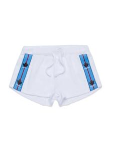 DSQUARED2 KIDS шорты с логотипом, белый