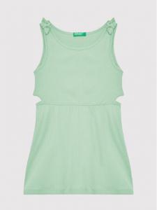 Летнее платье стандартного кроя United Colors Of Benetton, зеленый