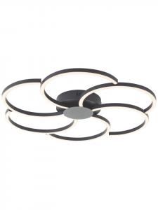 Brilliant 65 см, 3000 лм, с регулировкой яркости, 3000-6500 К, алюминиевый корпус, черный