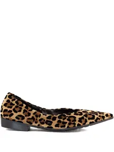 Балетки с заостренным мысом mara bini, коричневый