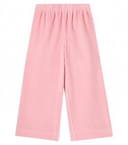 Прямые брюки из смесовой хлопковой ткани Il Gufo, Pink Grapefruit