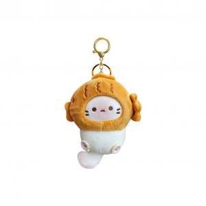 Ключница плюшевая кукла Cocoa Cat Snack высотой 12 см BANQIN