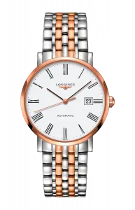 Часы Longines Elegant collection с розовым золотом 39 мм