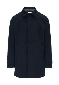 Короткое пальто с отложным воротником на подкладке S.Oliver Black Label, синий