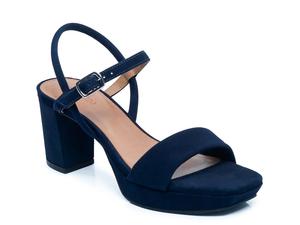 Сандалии Bernardo Canto Platform Sandal, Dark Navy Suede