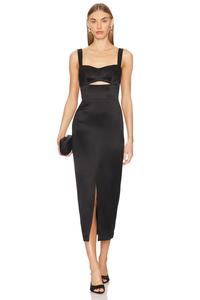 Платье gia с корсетным лифом Nicholas, черный