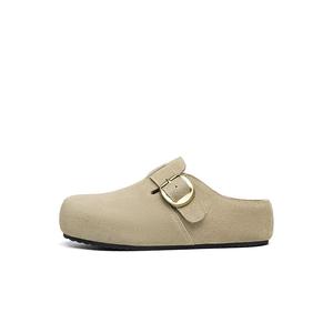 Женские сандалии с закрытым носком и резиновой подошвой, устойчивые к истиранию RED DRAGONFLY, Apricot