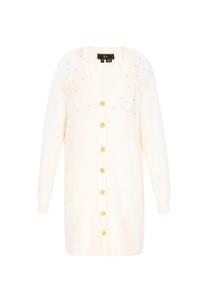 Вязаное пальто faina Fashion Look, от белого