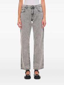 Джинсы прямого кроя AG Jeans Tenerife с низкой посадкой, серый