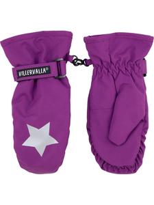 Villervalla Перчатки со звездами фиолетового цвета