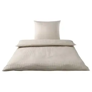 Элегантное постельное белье «Челси», ткань из сирсакера Elegante, цвет creme