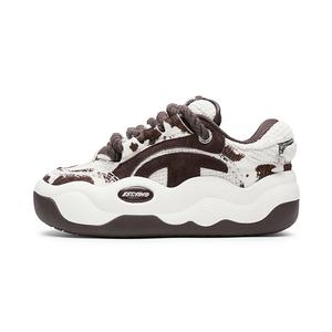 CloudNine Cotton V1 Low-Top Женские скейтерские кроссовки Baroque Brown/Milk White Champion