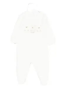 Комбинезон для новорожденного с вышивкой LALALU, белый