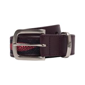 Ремень Stussy с принтом Manta Ray, цвет Сливовый