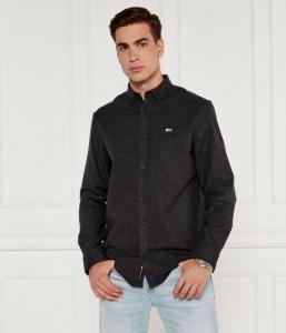 Рубашка Tommy Jeans Regular Fit, черный