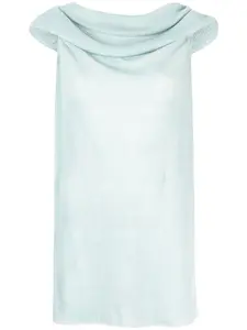 Драпированный топ без рукавов VITELLI, синий