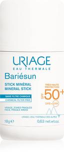 Bariésun mineral stick spf 50+ минеральный защитный карандаш spf 50+ Uriage, 18 гр