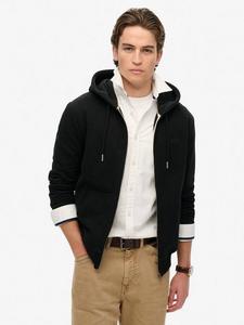 Толстовка с молнией и логотипом Essential Superdry, Black