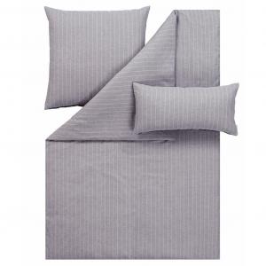 Постельное белье Estella полульняное Exquisit Tavira серый 135х200+80х80+40х80