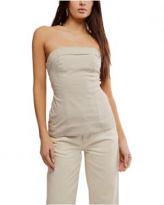 Платье Free People Lora Tube, цвет Pumice Stone