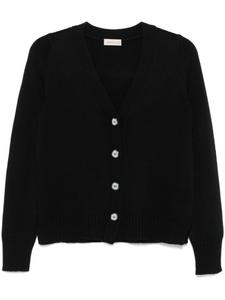 Кардиган из натуральной шерсти Blanca Vita, черный