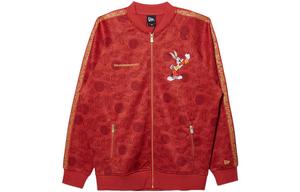 New Era Унисекс-худи красного цвета