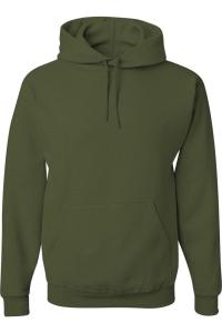 Толстовка с капюшоном JERZEES NuBlend, хаки