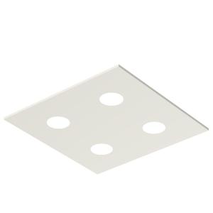 Потолочный светильник Lumicom, 40x40x4 см, белый глянцевый