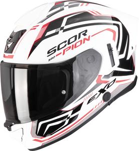 Шлем Scorpion exo-530 air slope full-face, White/Black/Red