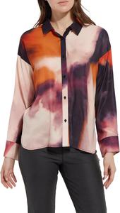 Рубашка Lysse Printed Stitched Satin Shirt, цвет Experimantal Paint