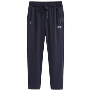 Повседневные брюки Unisex Moderate Straight Fit Jeep, темно-синий