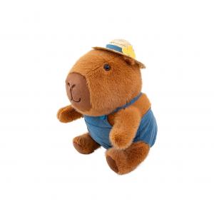 Милый капибара в одежде и шляпе плюшевая кукла высота 26cm/35cm/50cm Bitter purchase