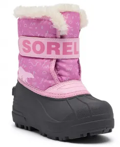 Детские зимние сапожки Snow Commander Sorel, фиолетовый