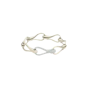 Браслет Dada Arrigoni Elika из бледно-желтого золота с бриллиантами