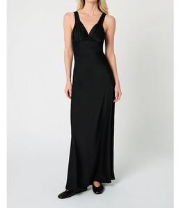 Женское макси-платье с присборенными чашечками WeWoreWhat, Black