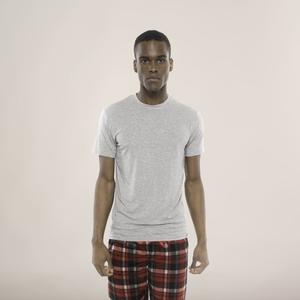 Только для членов клуба: рубашка для сна с коротким рукавом из бамбукового вискозы Members Only, серый