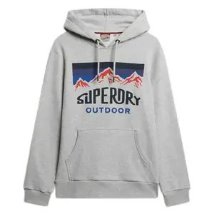 Худи Superdry Mountain Relaxed Fit, серый