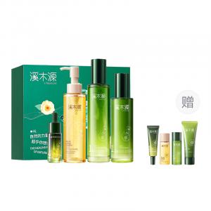 Наборы для ухода за кожей Unisex Simpcare, (Gift) Fomesina Cleansing Honey 120+Torreya Water 120+Emulsion 100+Serums 15